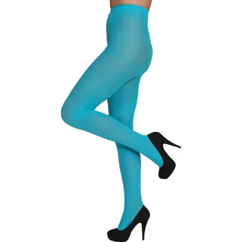 Karnevalový kostým Dámské punčochy - Tyrkysové XXL/XXXL