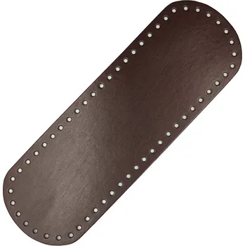 Dno na výrobu kabelky ovál kaštanově hnědá (Dno na výrobu kabelky ovál kaštanově hnědá)