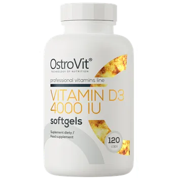 OstroVit Vitamin D3 4000 IU 120 cps.