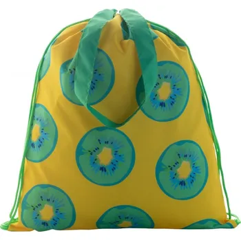 Městský batoh Reklamní CreaDraw Shop vak na stahování šňůrkou na zakázku, zelená