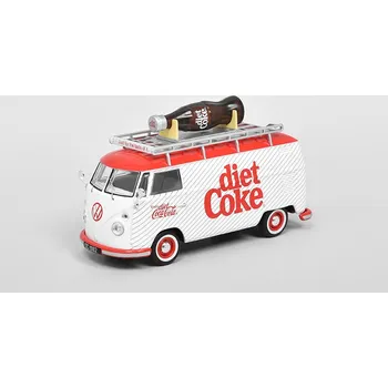 autíčko Corgi Toys Volkswagen T1 Camper Diet Coke 1:43 - CORGI VW Type 2 T1 Camper Diet Coke - kovový model autobusu