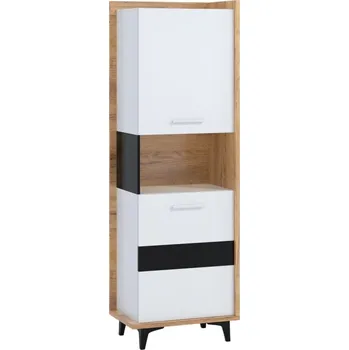 police Regál KNUT 2D, craft zlatý/bílá/černá, 5 let záruka + vyzvednutí ZDARMA