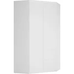 Rohová skříň ZAIRE 4D, alpská bílá/bílý lesk +možnost VÝNOSU + vyzvednutí ZDARMA