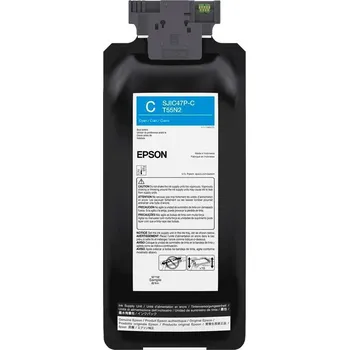 Epson SJIC48P-C C13T55P240 pro ColorWorks, azurová (cyan) inkoustová cartridge