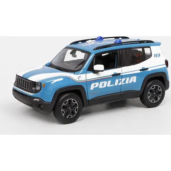 autíčko Jeep Renegade Polizia 2017 1:24 - Maisto Jeep Renegade Policie 2017 1/24 - kovový model auta