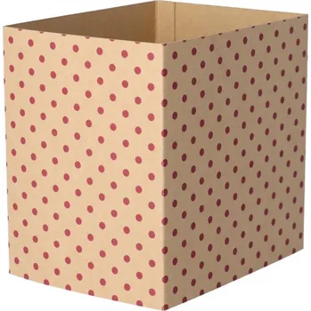 Jednorázové nádobí Reklamní CreaSleeve Kraft 155 papírový kraftový rukáv na zakázku, přírodní