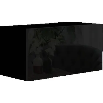 police Závěsná skříňka ANTOFALLA typ 5, černá/černý lesk + vyzvednutí ZDARMA