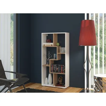 police Regál USKON II, bílá/dub sonoma, 5 let záruka + vyzvednutí ZDARMA