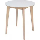 Jídelní stůl MECOPHAG, bílá/dub sonoma, 5 let záruka + vyzvednutí ZDARMA