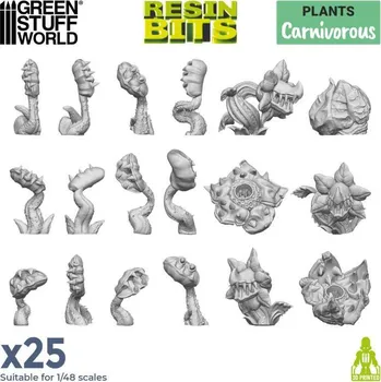 Plastikový model 3D Printed Set Carnivorous Plants – 3D tištěné masožravé rostliny (25 ks)