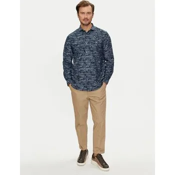 Guess Košile Collins M4YH80 WGF50 Tmavomodrá Regular Fit L