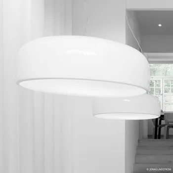 Osvětlení Závěsné svítidlo FLOS Smithfield S v bílé barvě bílá 4 x 70 W - Doprava zdarma