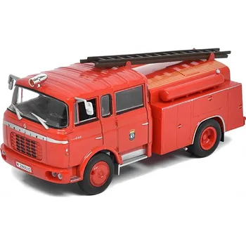 autíčko Berliet GAK 17 FTP Hasiči 1:43 - časopis s modelem Berliet GAK17 FTP 1960 - kovový model