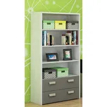 Regál NELLORE, craft bílý/grafit, 5 let záruka + vyzvednutí ZDARMA