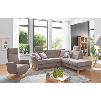 Sedací souprava Rohová sedací souprava PALMERA + televizní křeslo KOBRA Pravý roh