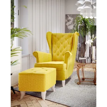 Křeslo Křeslo SIMUL, žlutá + vyzvednutí ZDARMA