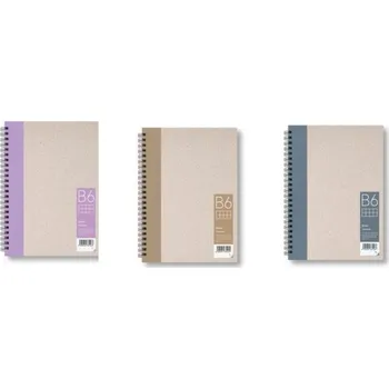 Blok B6 čtverečkových 50 listů krémových papírů