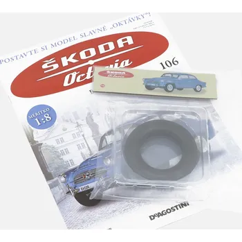 autíčko DeAgostini Škoda Octavia 1959 1:8 - časopis #106 se stavebnicí Škoda Octavia 1959 1:8 - časopis 106 se stavebnicí