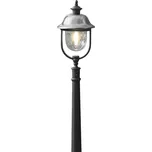 Konstsmide Osvětlení cesty Parma, černé, kovové, výška 118 cm, E27, IP43 nerezová ocel, černá, průhledná 1 x 75 W - Doprava zdarma