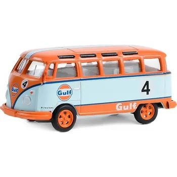 autíčko Volkswagen Samba Bus 1964 Gulf 1:64 VW Samba Bus 1964 #4 Gulf - kovový model 1/64