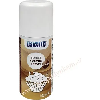 Potravinářské barvivo PME Potravinářská barva ve spreji Bronze