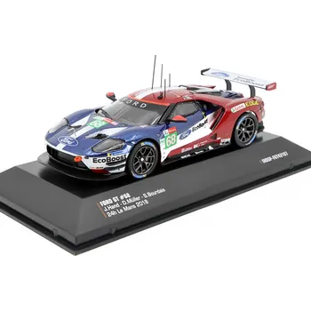 autíčko Ford GT #68 24h Le Mans 2018 J.Hand / D.Muller / S.Bourdais 1:43 Ford GT 3.5L Turbo V6 #68 Le Mans 2018 J. Hand - D. Muller - S. Bourdais - kovový model