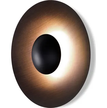 Lampička MARSET Ginger 42C LED nástěnné Ø42cm hnědá/hnědá 1 x 19,71 W LED - Doprava zdarma