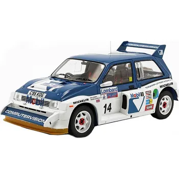 autíčko MG Metro 6R4 #14 RAC Rally 1986 D. Llewellin 1:18 MG Metro 6R4 No.14 RAC Rally 1986 D.Llewellin - kovový model auta