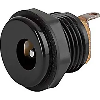 Elektrická zásuvka SCHURTER Zásuvka napájecí DC vidlice 5,5/2,1mm 5,5mm 2,1mm pájení