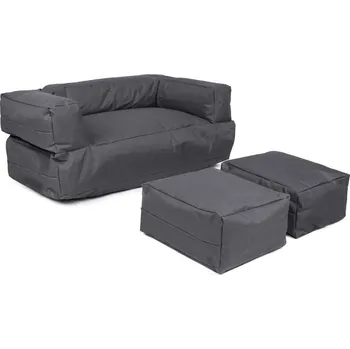 Pohovka Šedá dětská pohovka 100 cm Nier – Floriane Garden ID_1588618