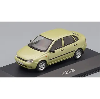 autíčko Lada Kalina 1:43 Autolegendy Rusko - DeAgostini časopis s modelem #25 Lada Kalina VAZ Sedan - kovový model auta