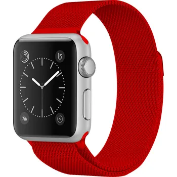 Příslušenství k chytrým hodinkám Milánský tah magnetický pro Apple Watch 38/40/41/42(S10)mm Barevná varianta: Červená