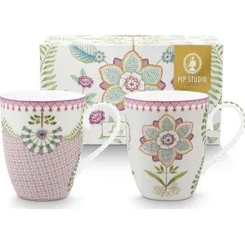 Pip Studio set 2 hrnečků Lily & Lotus 350 ml