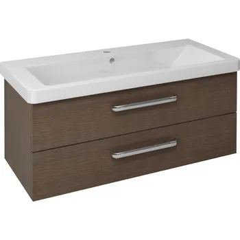 Koupelnový nábytek THEIA umyvadlová skříňka 101,4x43,2x43,5cm, 2xzásuvka, borovice rustik