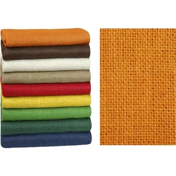 Dárková taška Bellatex Dekorační jutová plachetka Oranžová