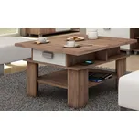 Konferenční stolek KEATING, craft tobaco/craft bílý, 5 let záruka + vyzvednutí ZDARMA