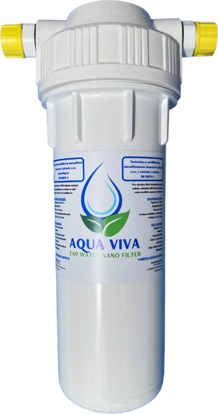 AQUA VIVA nano filtr kohoutkové vody v instalační sadě s hadičkami