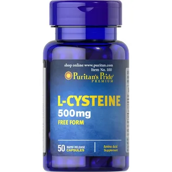 Aminokyselina Puritan's Pride L-cystein 500 mg (50 Kapsla)