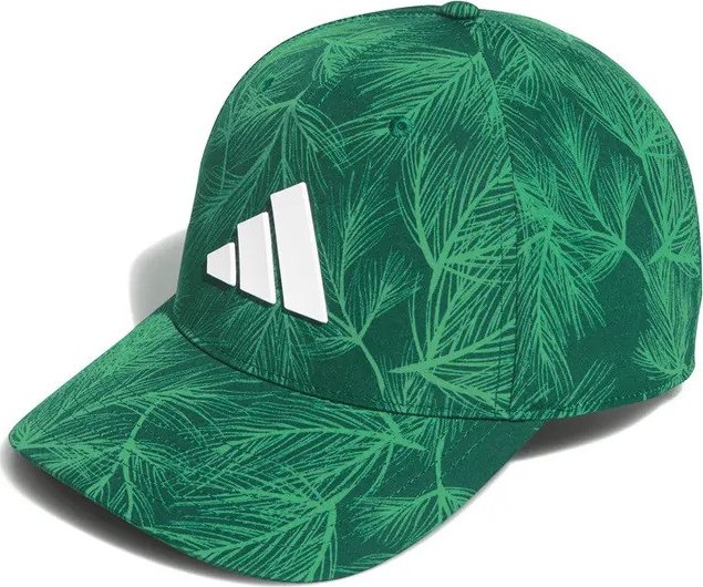 Adidas kšiltovka Tour Print - tmavě zelená