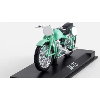 autíčko M-75 motorka 1:24 - MODIMIO Collections Naše Motocykly časopis s modelem #39 M75 USSR - model motorky 1/24