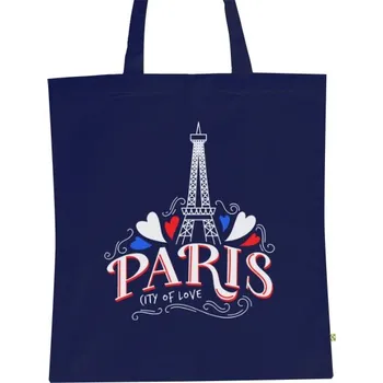BIO plátěná taška s potiskem PARIS