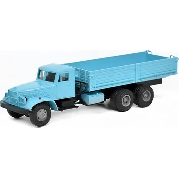 autíčko KrAZ-257 modrý 1:87 - Ručně vyrobený model KrAZ 257 - sběratelský model auta