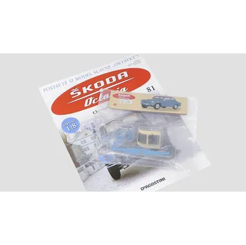 autíčko DeAgostini Škoda Octavia 1959 1:8 - časopis #81 se stavebnicí Škoda Octavia 1959 - stavebnice DeAgostini
