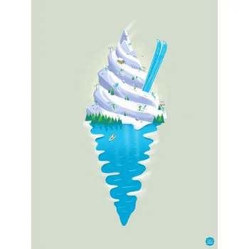 Plakát Plakát, Obraz - Ski Sundae, Mark Harrison