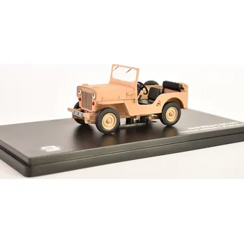 autíčko Jeep Willys CJ3B Cabriolet 1953 1:43 - TRIPLE9 Jeep Willys CJ3B Cabriolet - kovový model auta