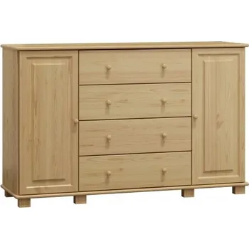 Komoda Komoda NEFTYS 58, hloubka 42 cm, masiv borovice + vyzvednutí ZDARMA