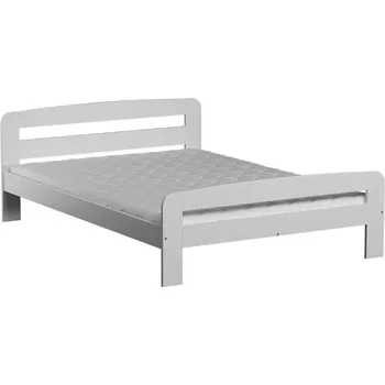 Postel Postel CAYSON 160x200 cm s roštem, masiv borovice/moření bílá + vyzvednutí ZDARMA