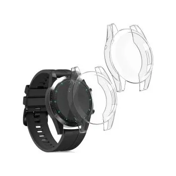 Telefonní příslušenství 2x Pouzdro pro Huawei Watch GT2 (46mm) - průhledná
