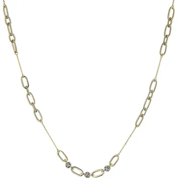 Náhrdelník Zlatý náhrdelník s diamanty - 0,01 ct - ryzost 585 - 220.202