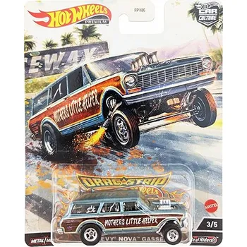 autíčko Chevrolet Nova Gasser 1964 1:64 - Hot Wheels 64 Chevy Nova Gasser "Mother's Little Helper"- model auta 1/64